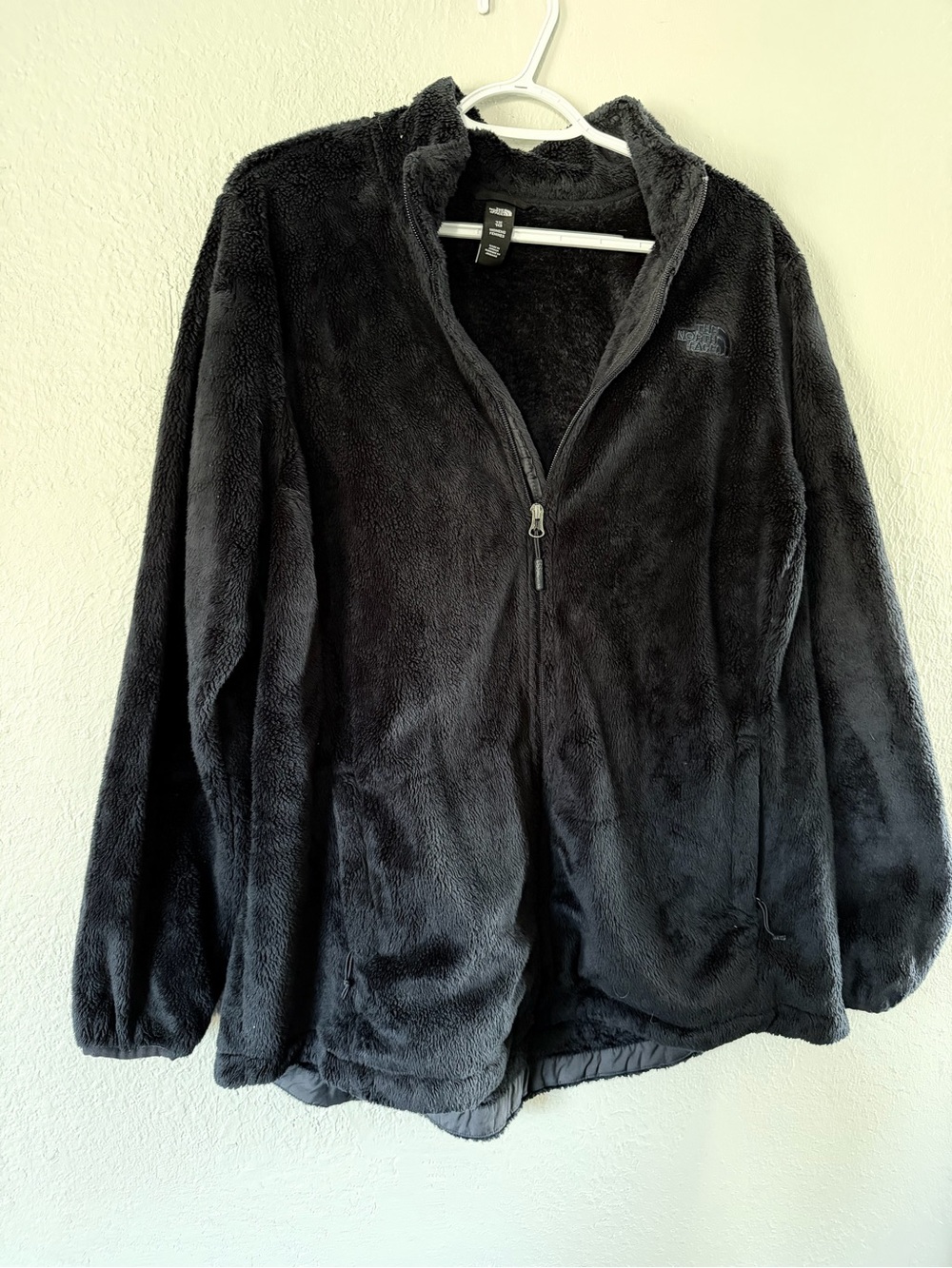Woman’s Plus Size 1X black Osito Evolve full zip fleece coat jacket